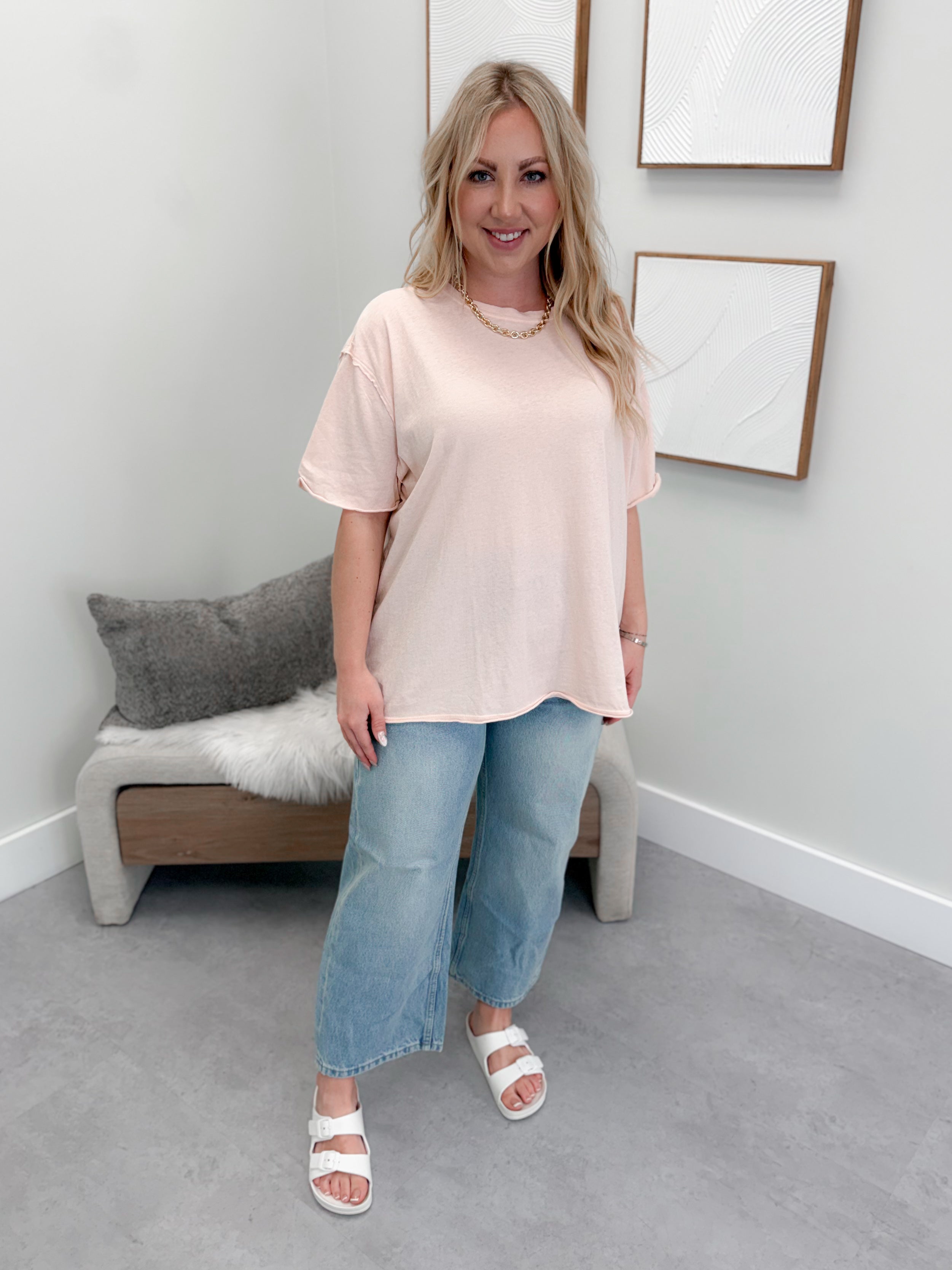 Nina Tee in Blushing Peony by Free People