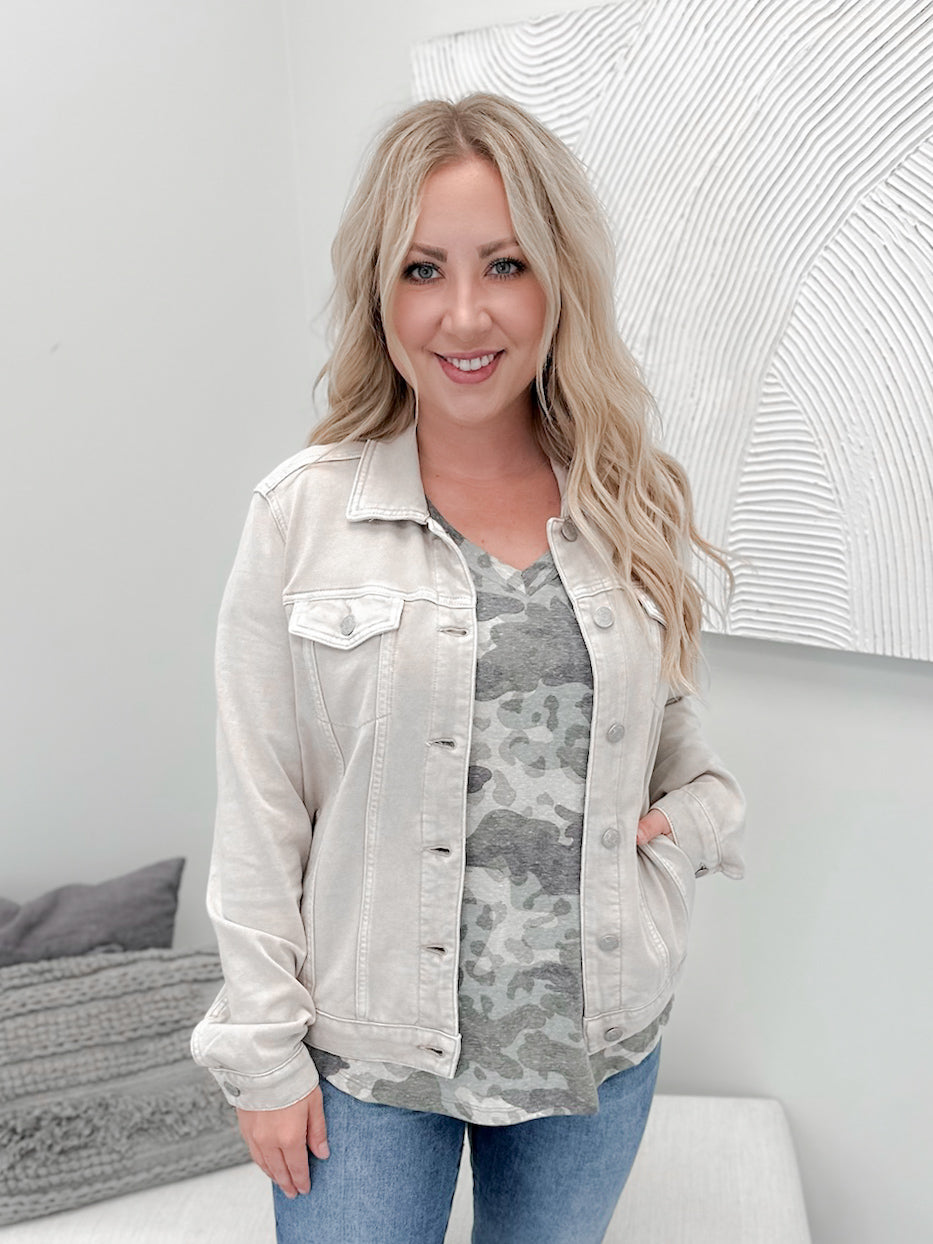 Amelia Jacket in Stone - Small