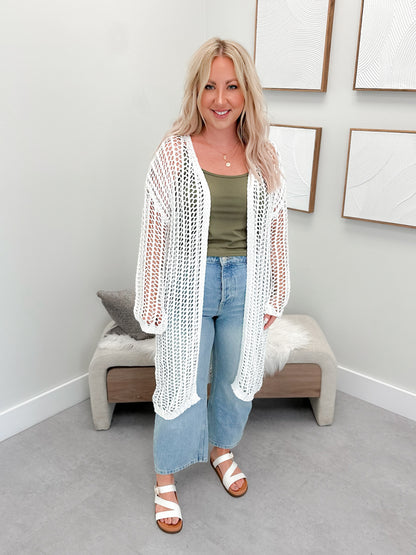 Rasha Cardigan in Cloud