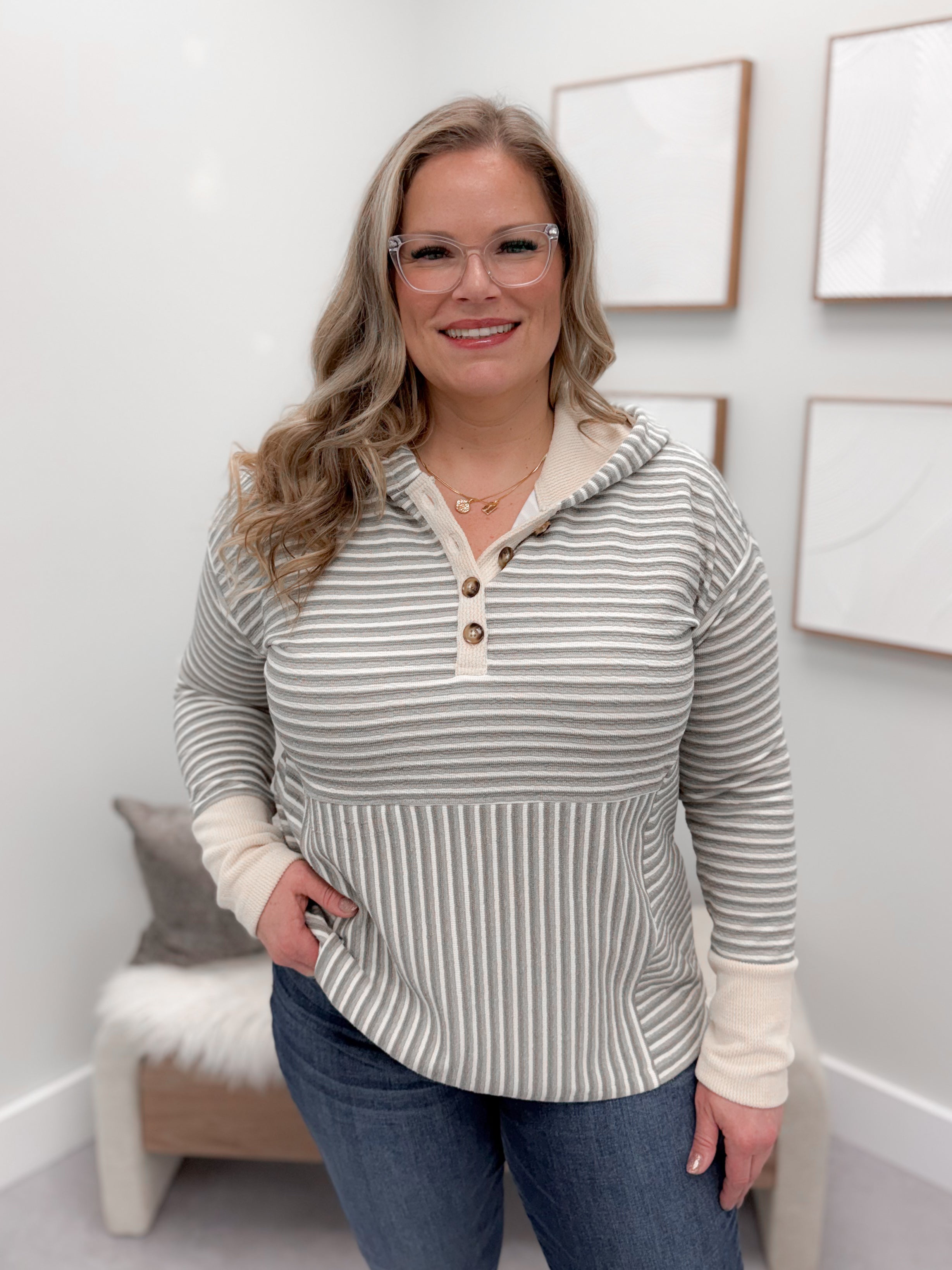 Estelle Hoodie in Sage