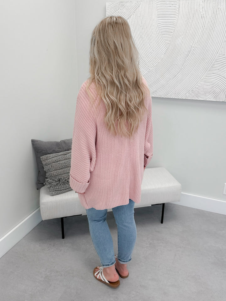 Allard Cardigan in Pink