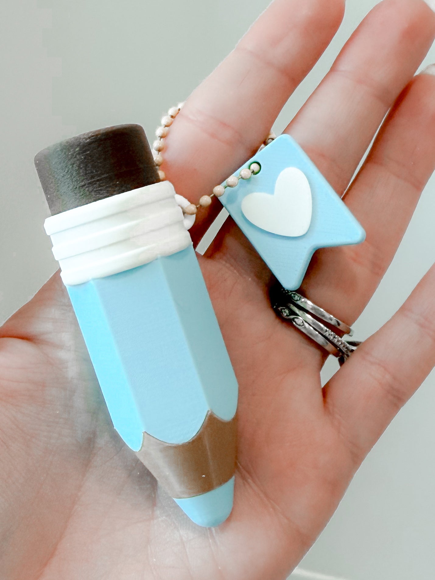 Pencil Clicker Keychain