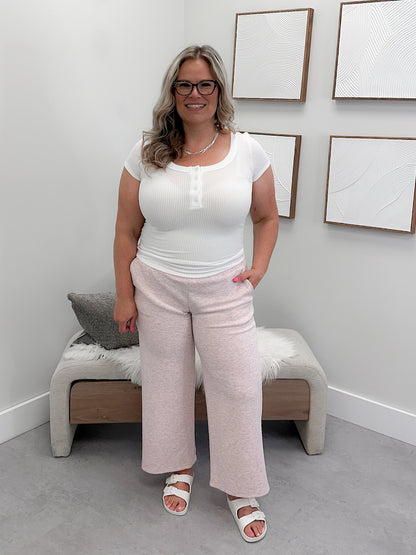 Tiffany Wave Tee in Cloud