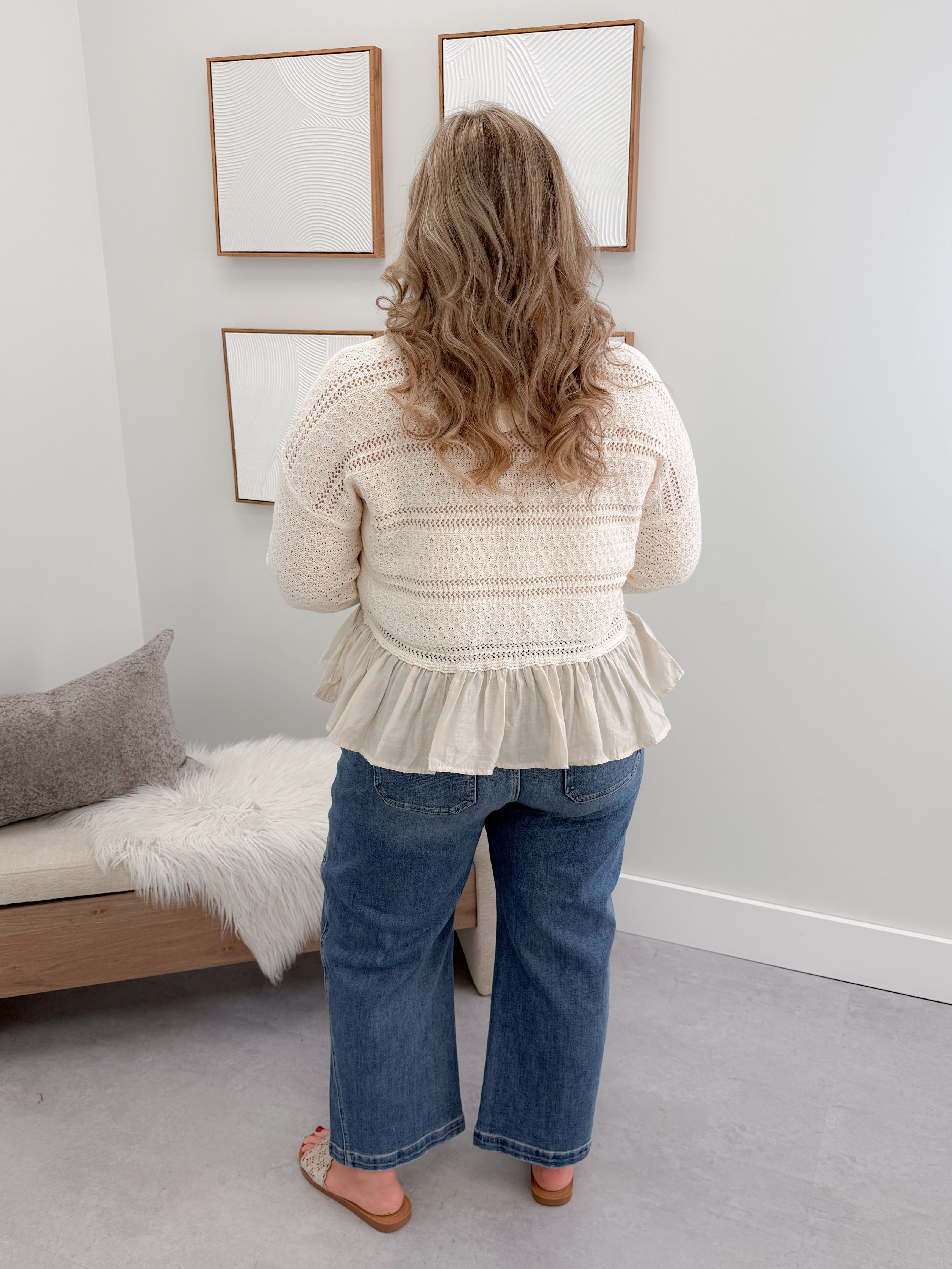 Zander Sweater in Ivory