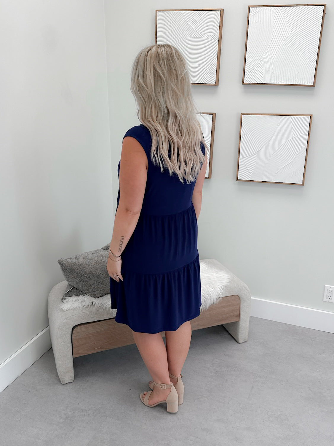 Sunkissed Dress in Navy