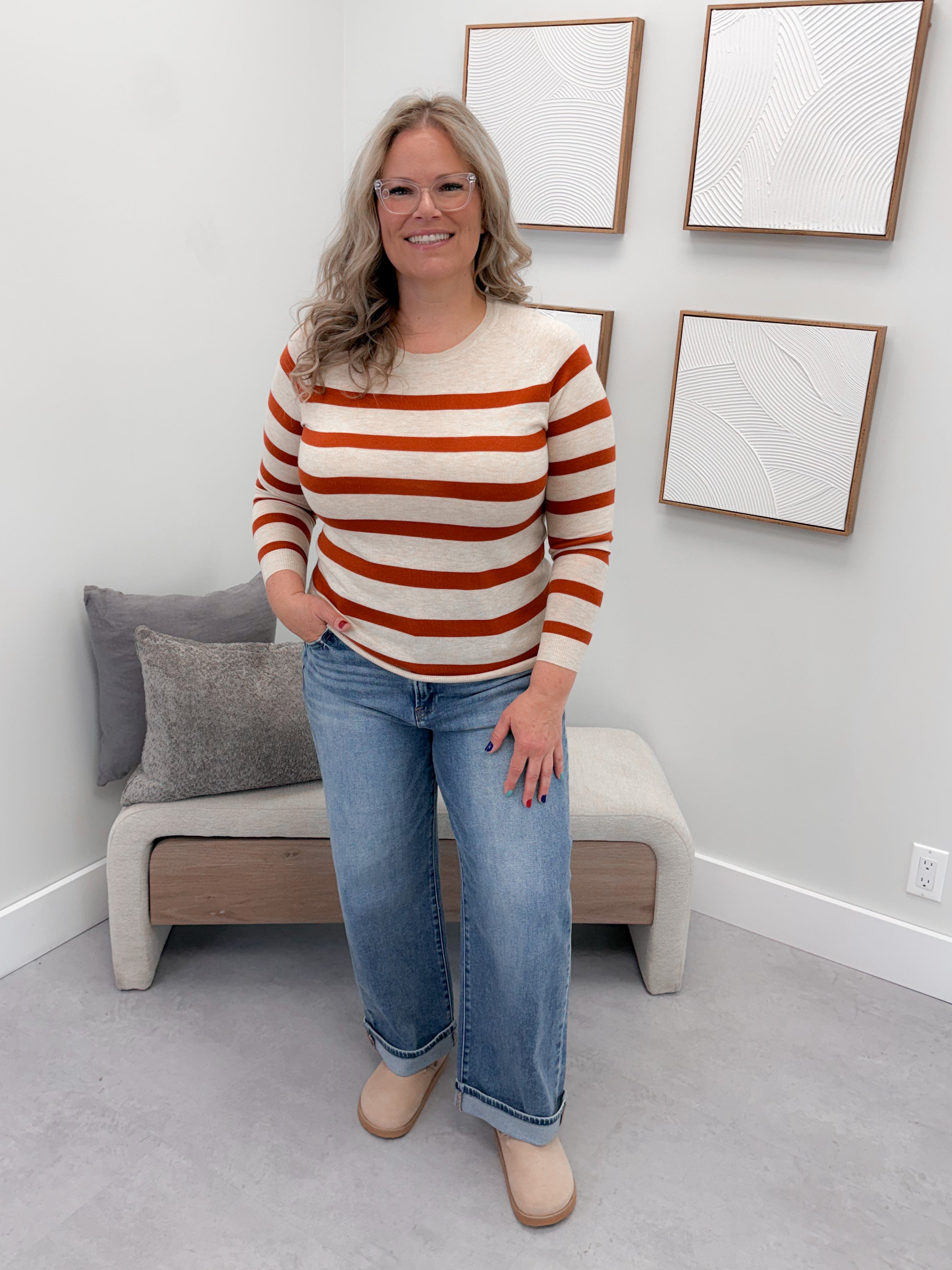 Jasper Sweater in Rust