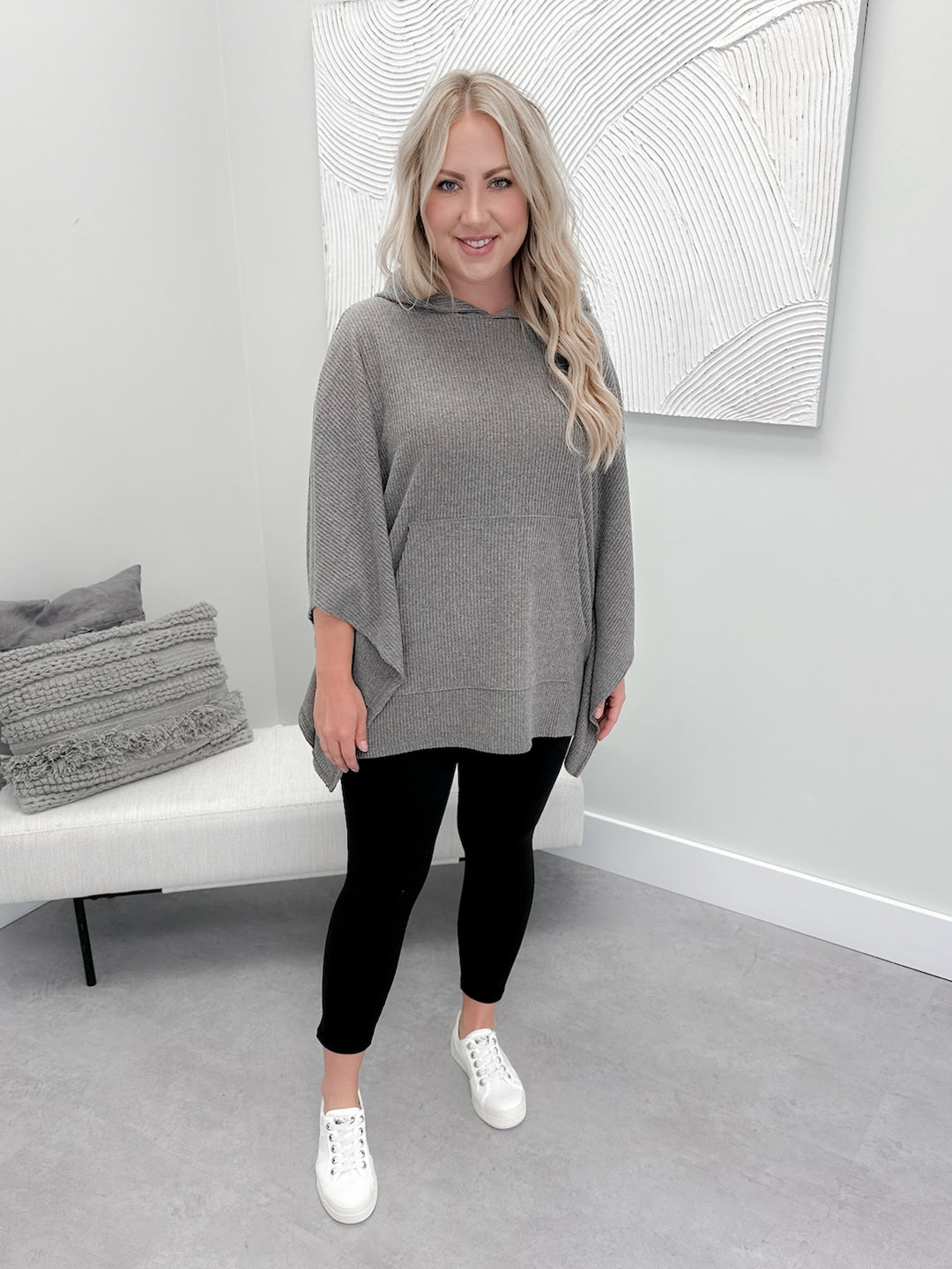 Oren Top in Charcoal