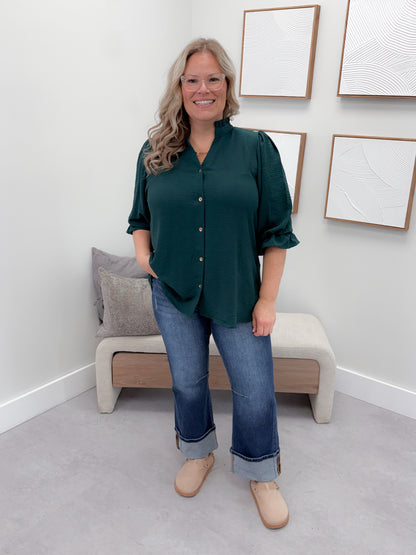 Blaire Blouse in Green
