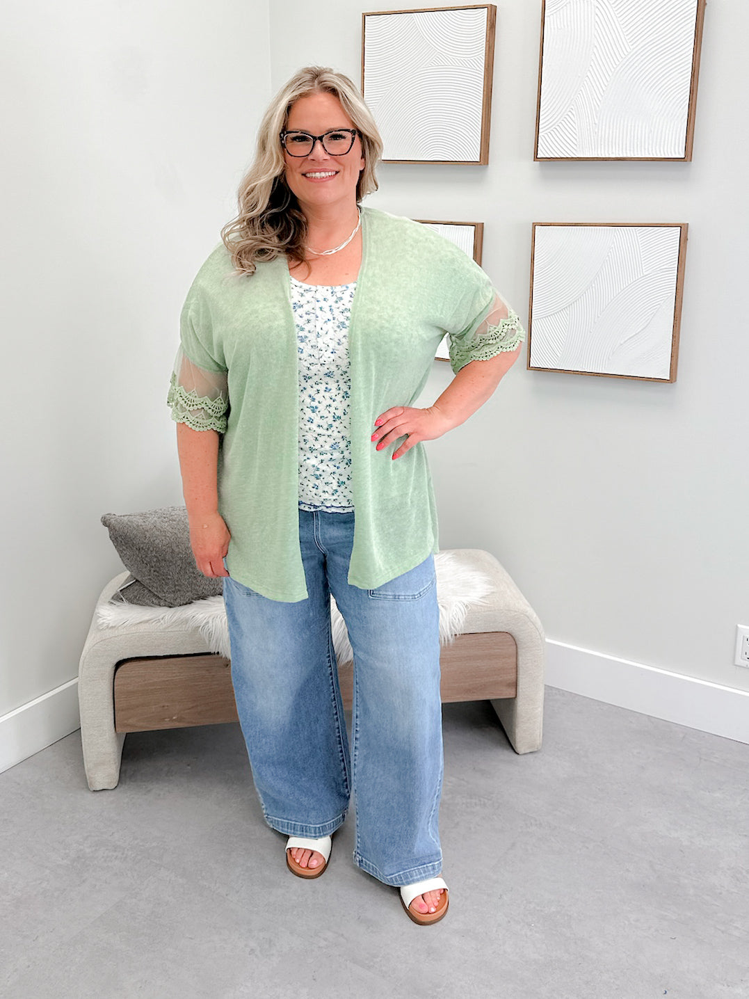 Jasper Cardigan in Sage