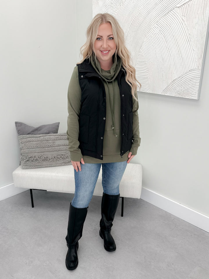 Fallon Vest in Black