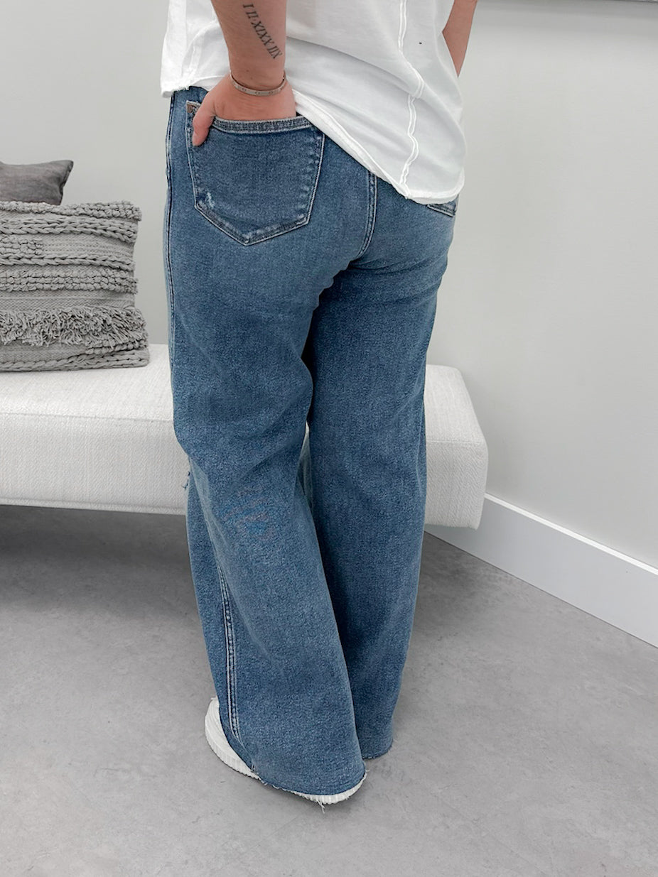 Retro Wide Leg Jeans by Judy Blue