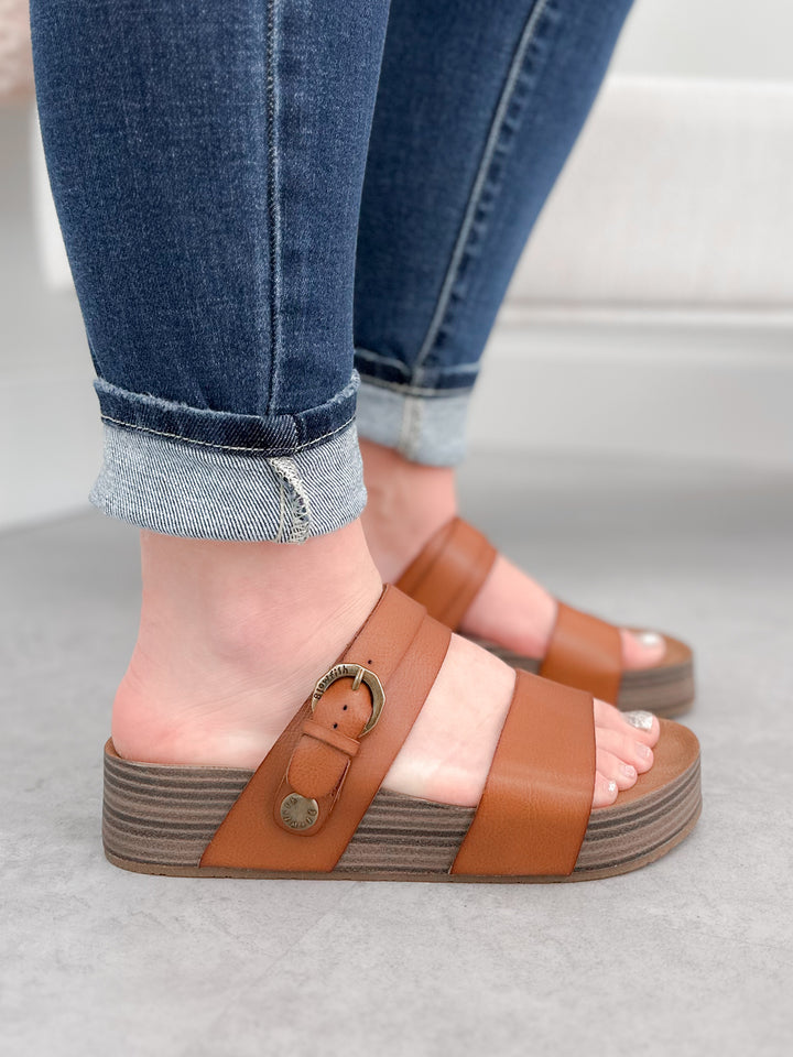 Marge Two Way Sandal in Wood by Blowfish