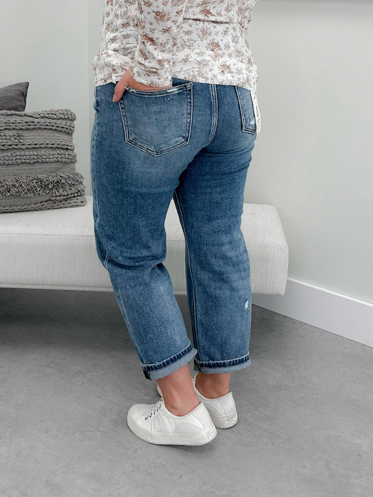 Daze High Rise Boyfriend Jeans by Risen