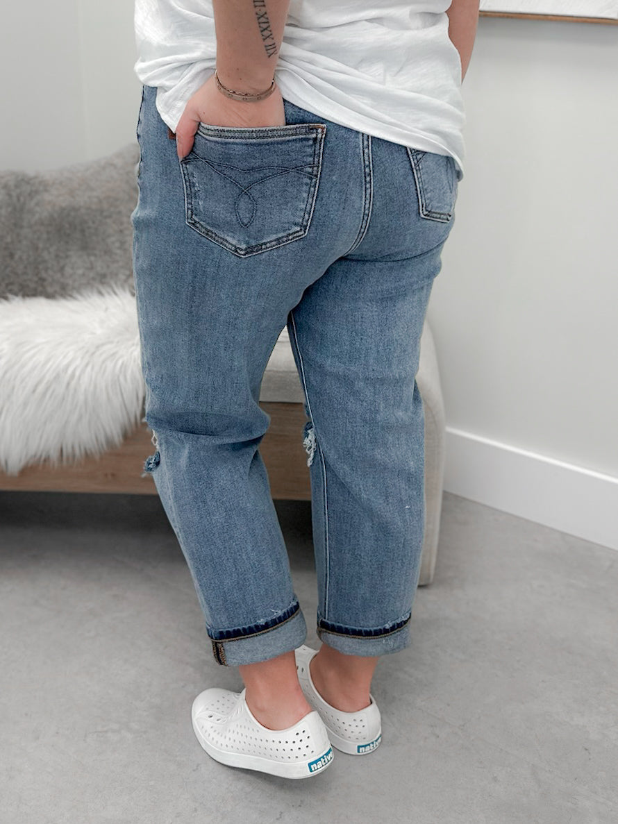 Daze Boyfriend Jeans by Judy Blue