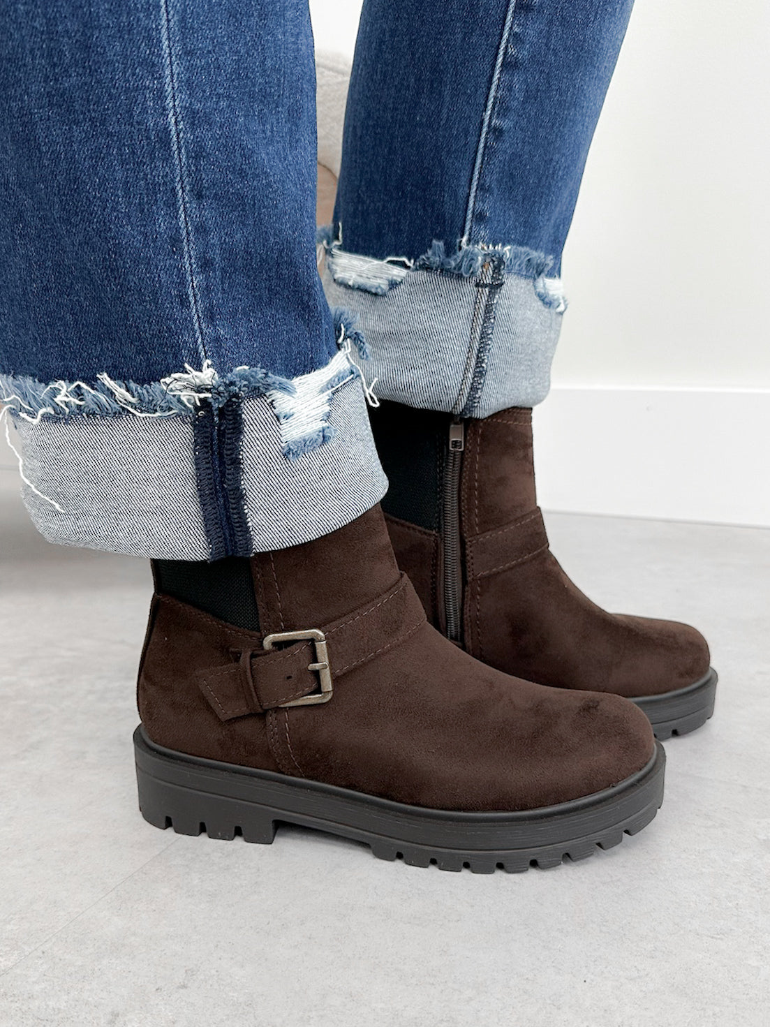 Leslie Boots in Brown
