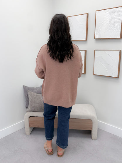 Aurora Sweater in Rose Gold