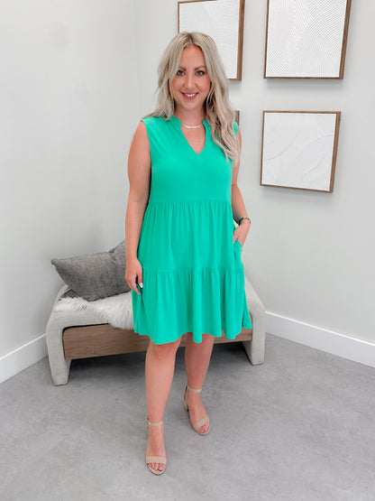 Sunkissed Dress in Emerald