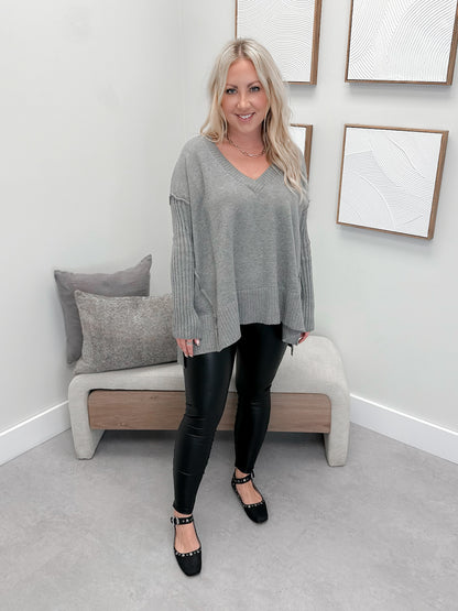 Brock Sweater in Charcoal