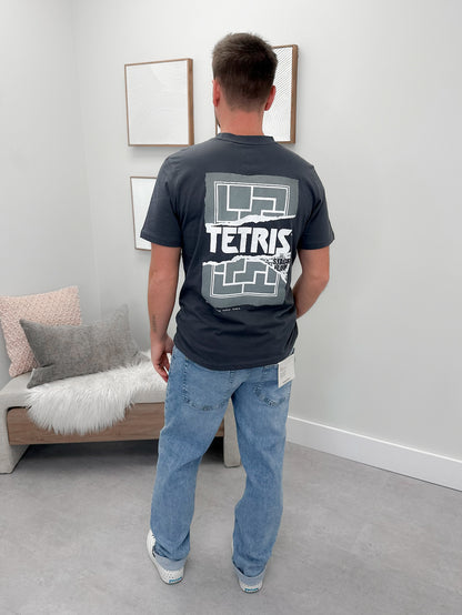 Tetris Mens Tee in Iron