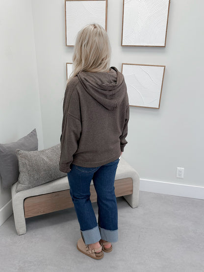 Locklyn Hoodie in Espresso
