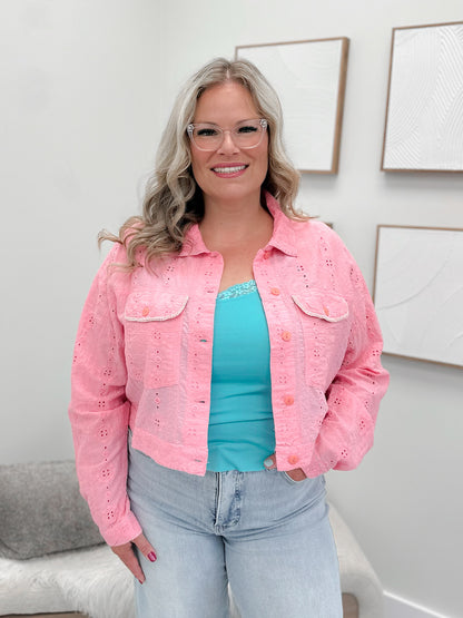 Joplin Shacket in Pink