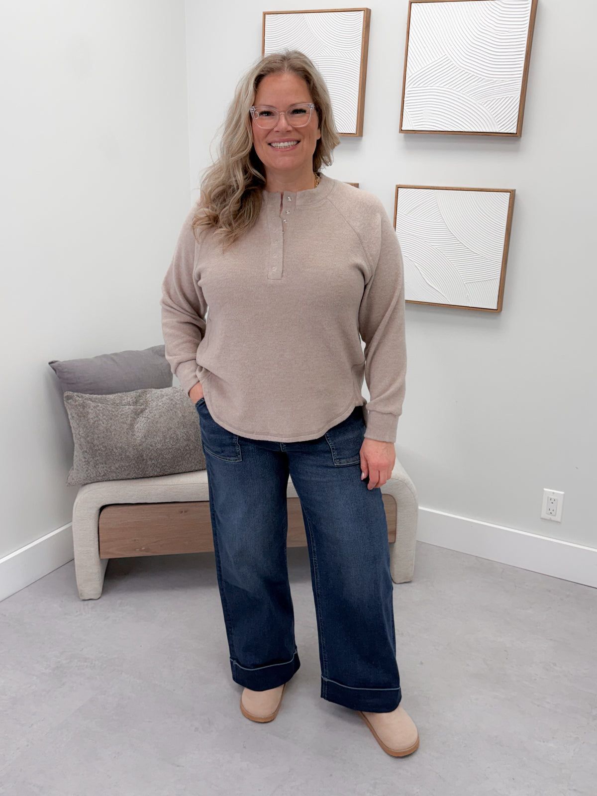 Storm Long Sleeve in Mocha