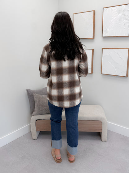 Laith Shacket in Brown