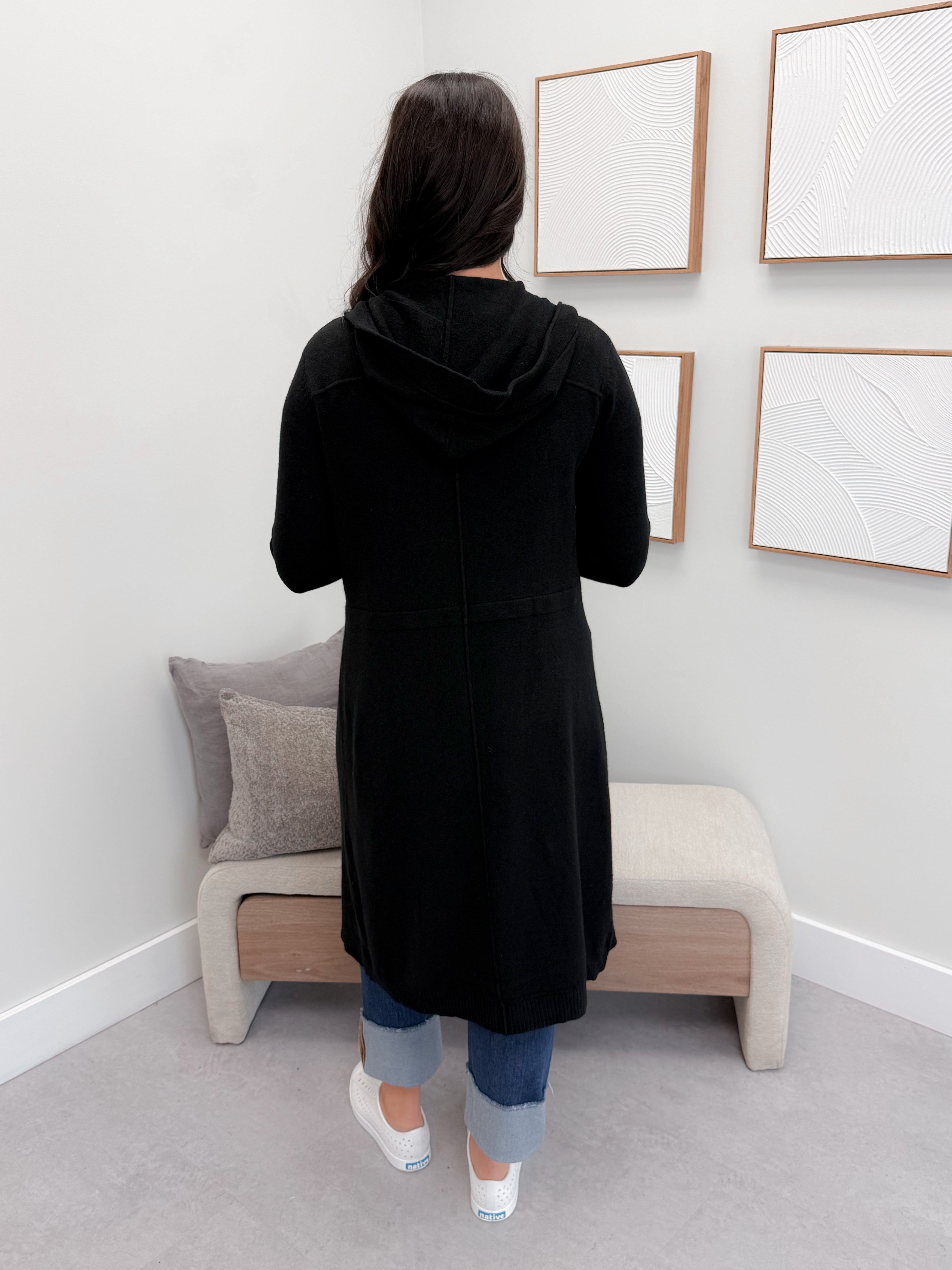 Outlaw Cardigan in Black