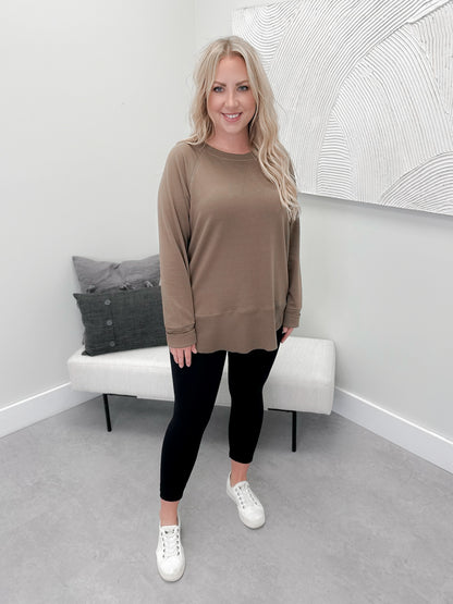 707 Long Sleeve in Cocoa by Twenty Nine The Label