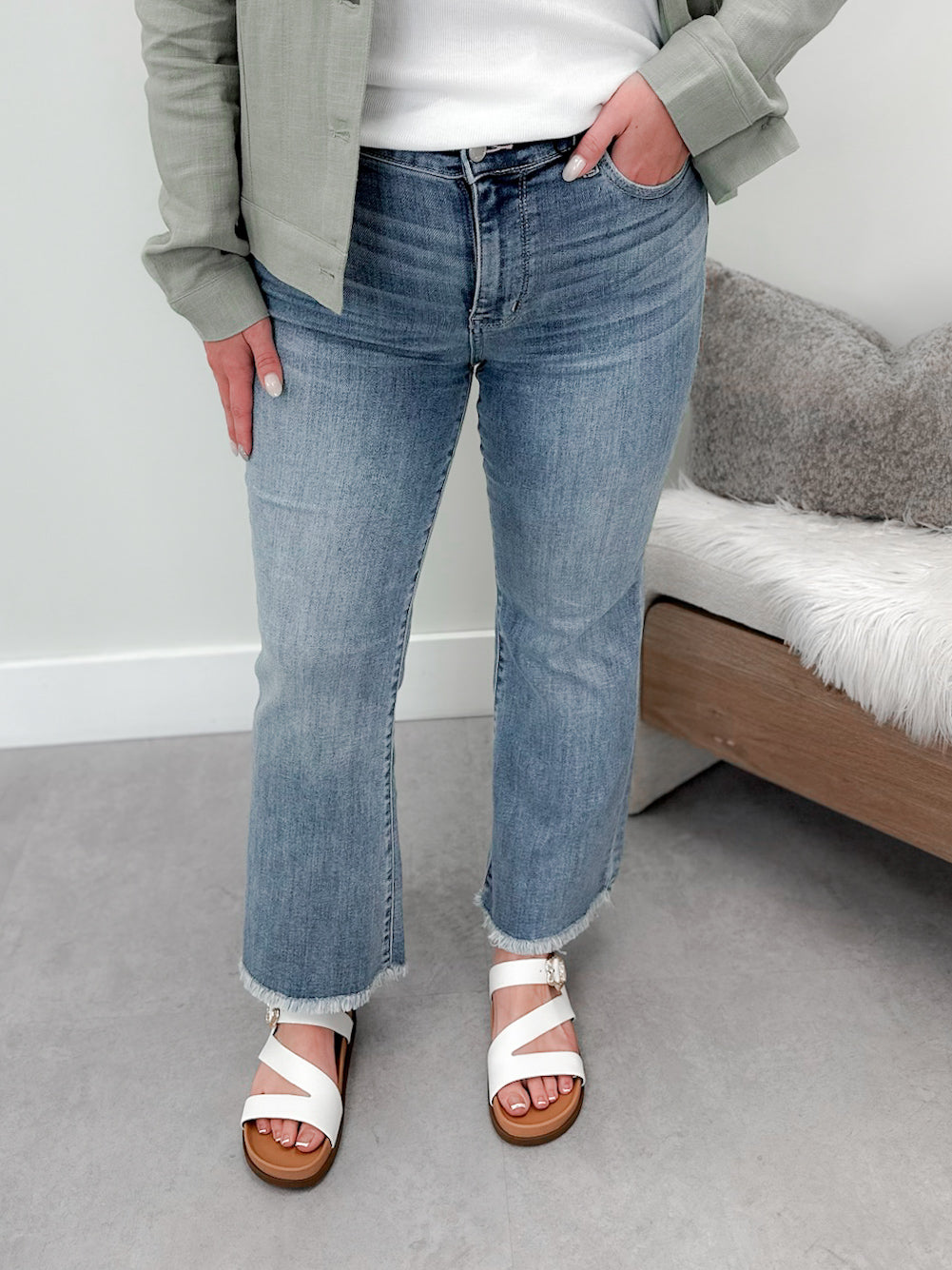 Kai Kick Flare Jeans by Judy Blue