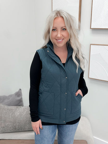 Remy Vest in Teal