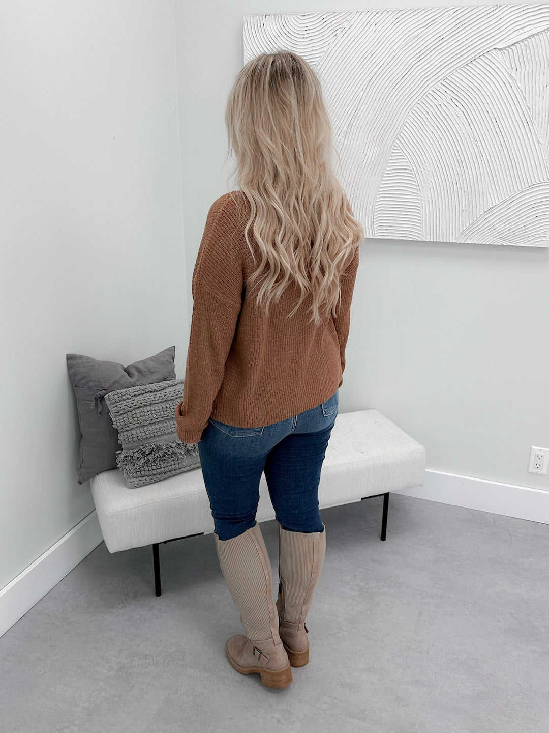 Owen Sweater in Pecan