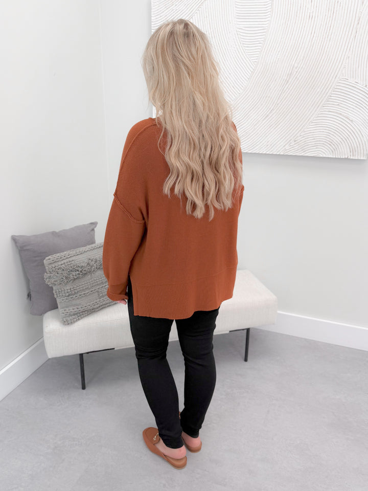 Sophia Sweater in Caramel