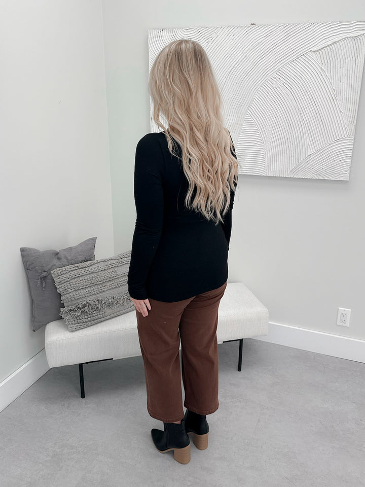 Amy Long Sleeve in Black