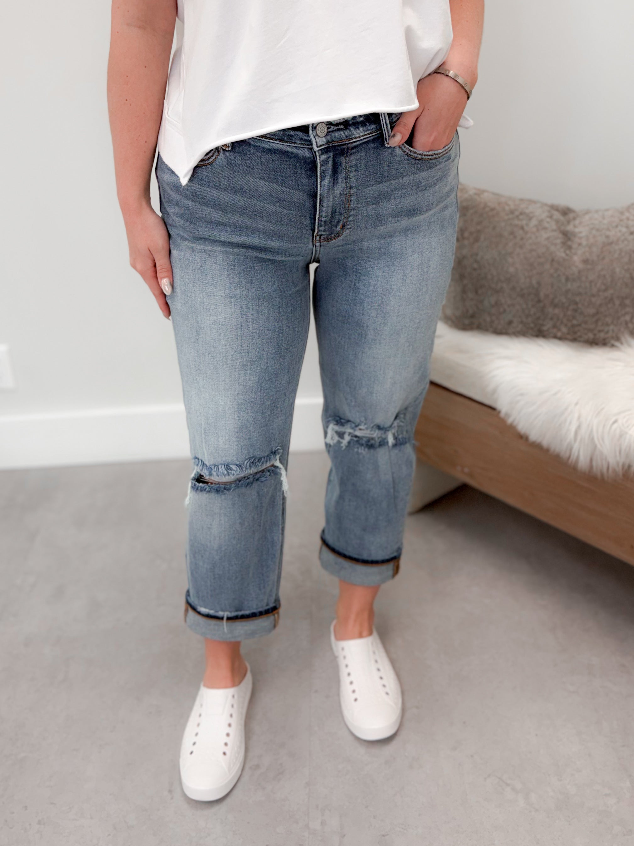 Daze Boyfriend Jeans by Judy Blue