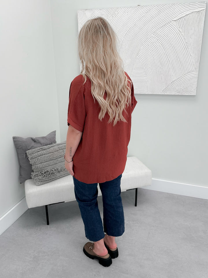 Tyra Blouse in Bean