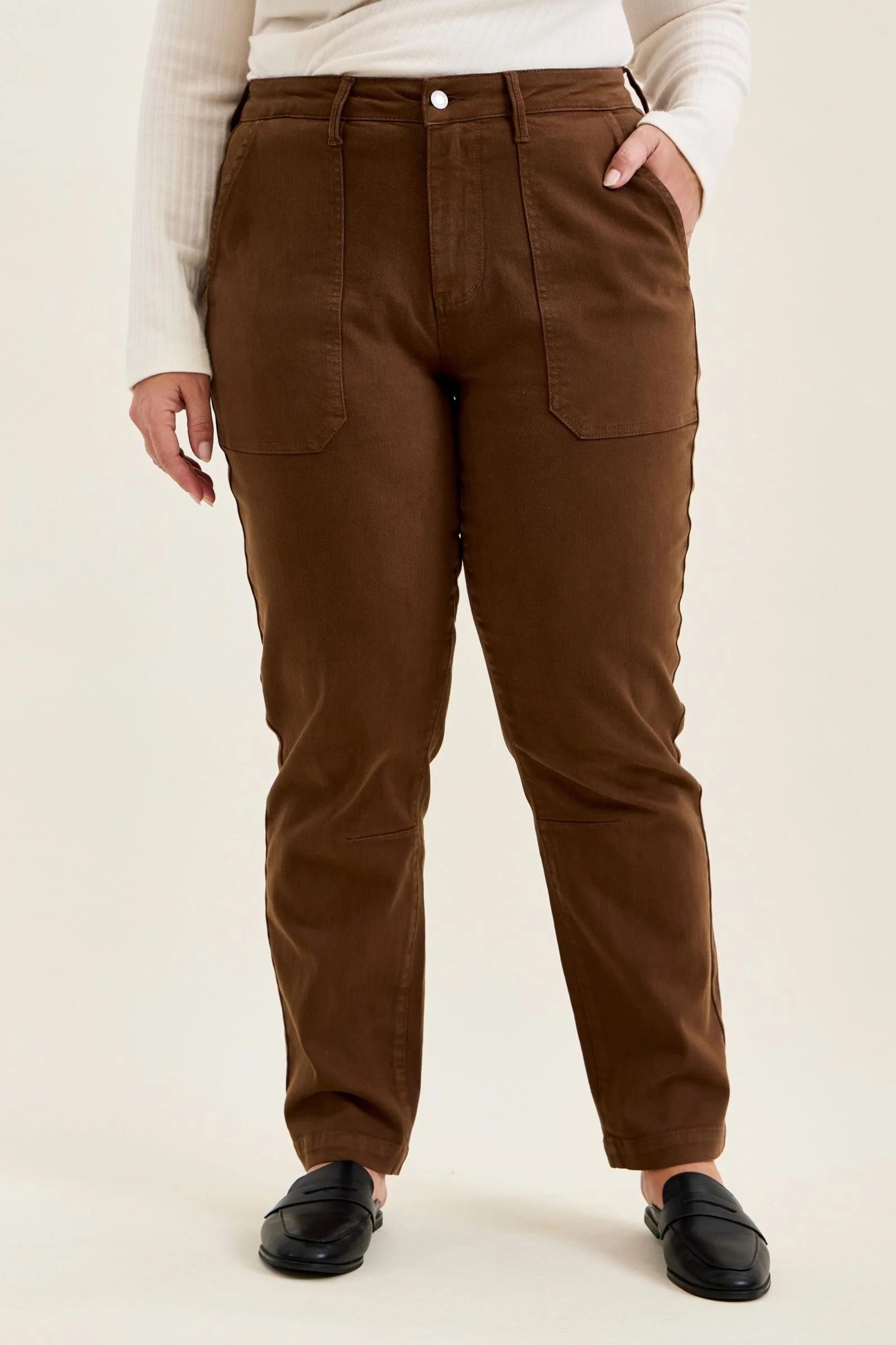 Weekender High Rise Jeans in Mahogany by Judy Blue