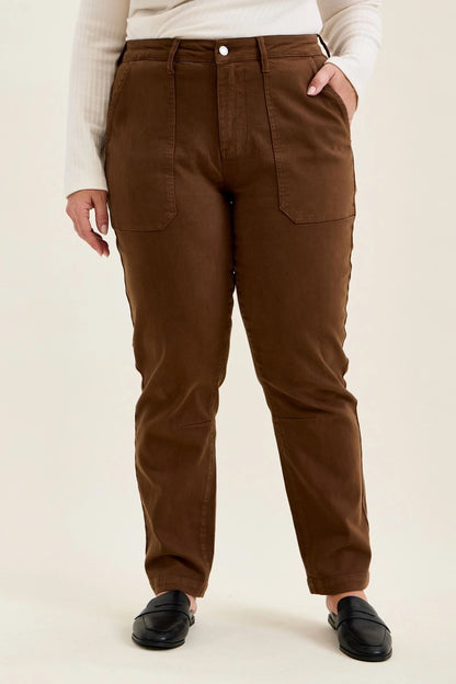 Weekender High Rise Jeans in Mahogany by Judy Blue