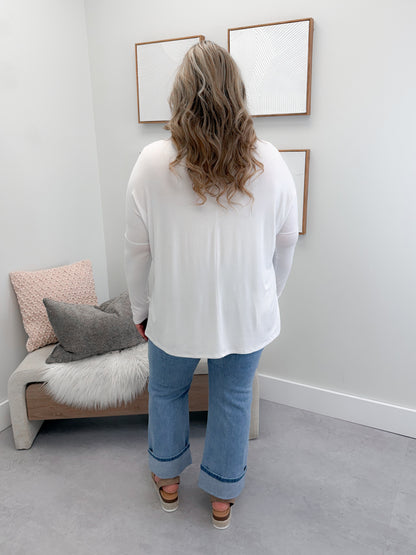 906 Long Sleeve by Twenty Nine The Label in White