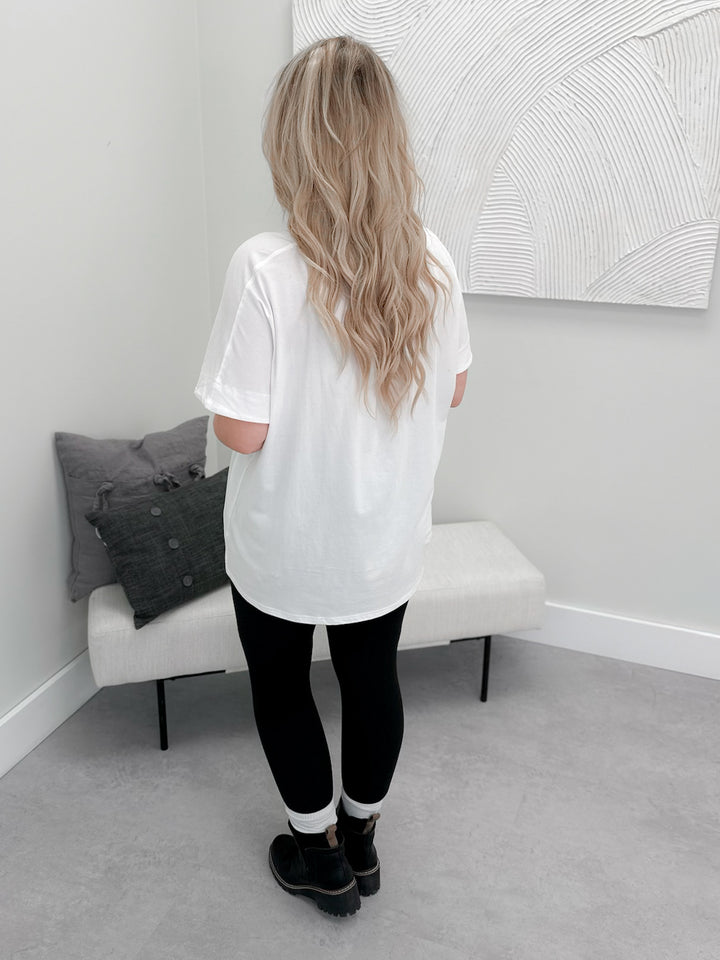 Jamie Tee in White