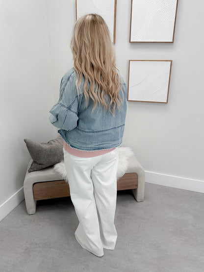 Selene Top in Denim