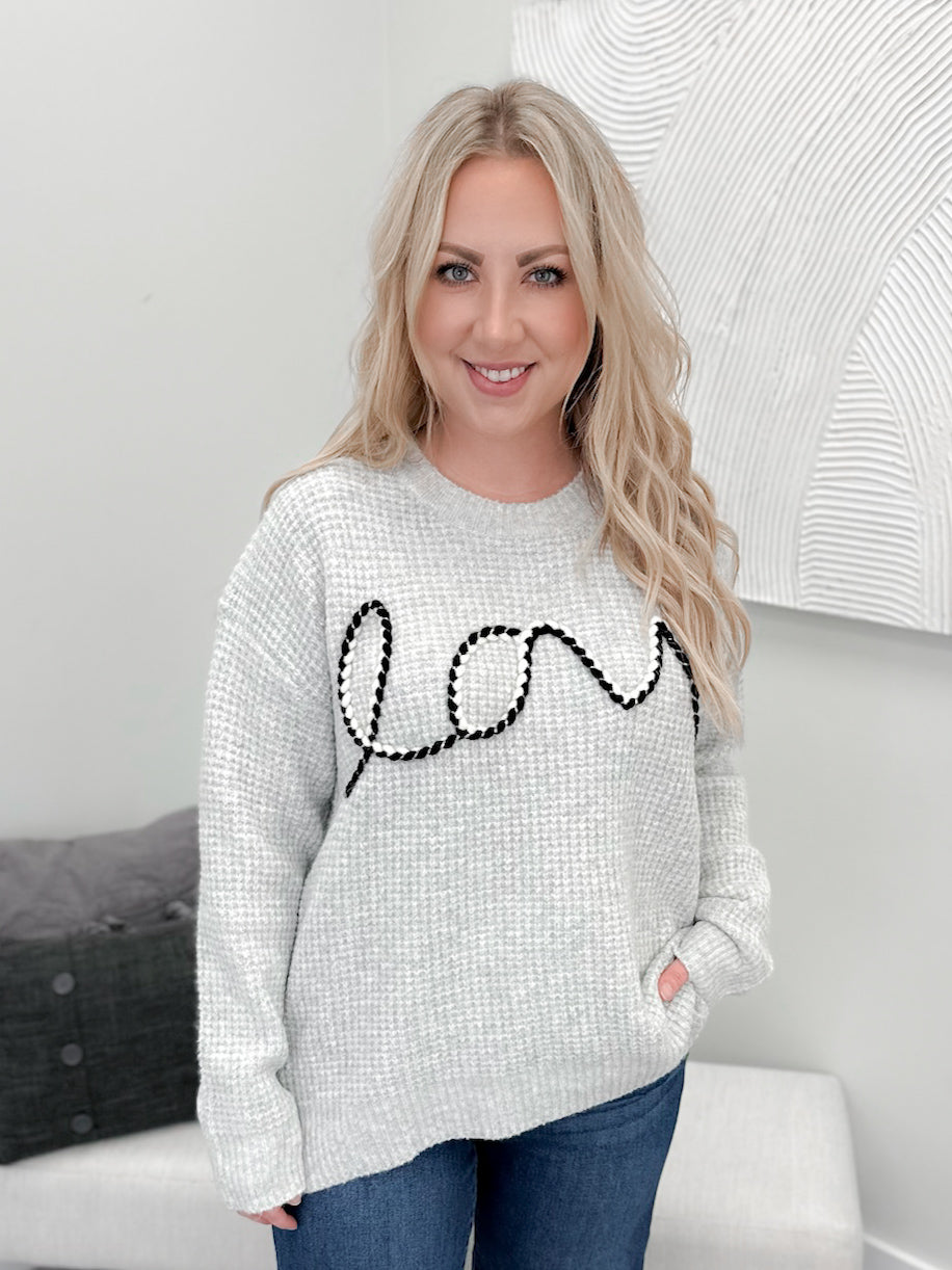 Love Sweater in Grey