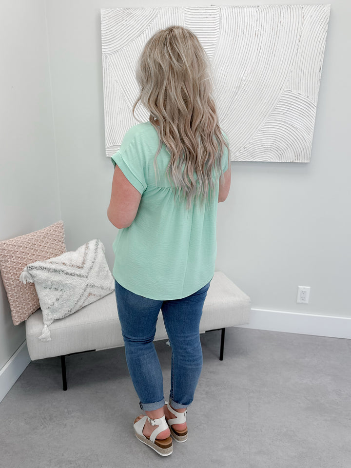 Ginny Top in Sage