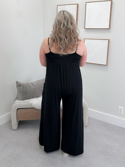 Bashful Romper in Black