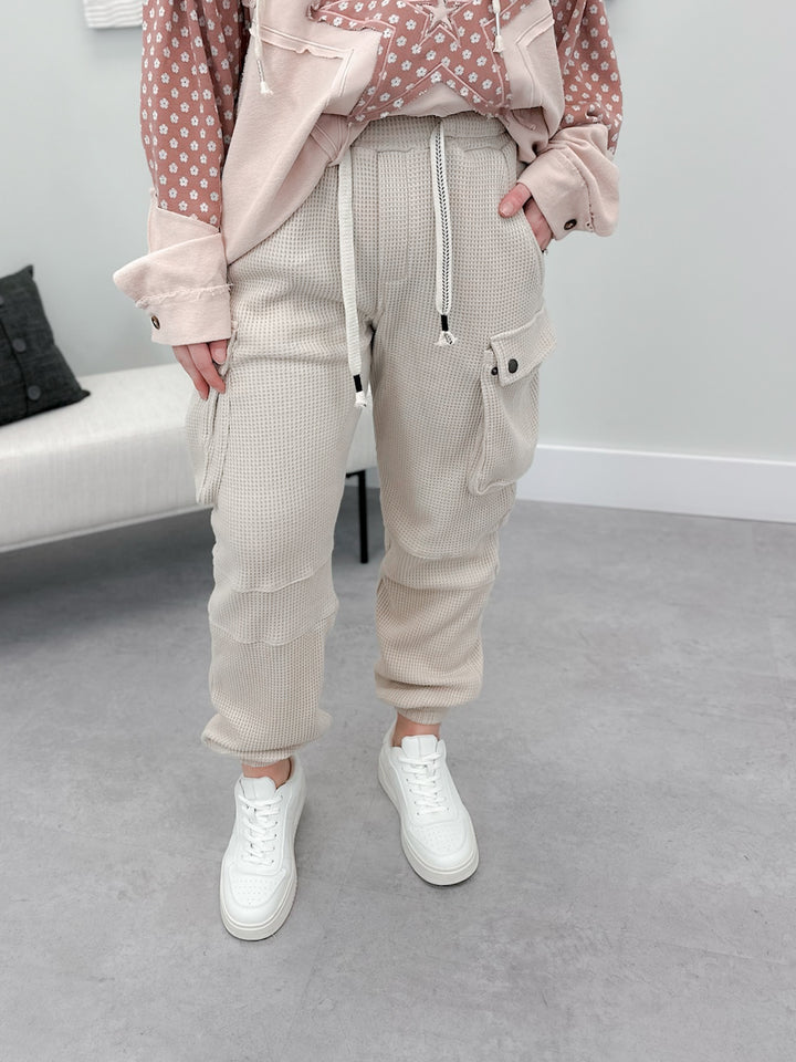 Camilla Cargo Waffle Pant by Pol