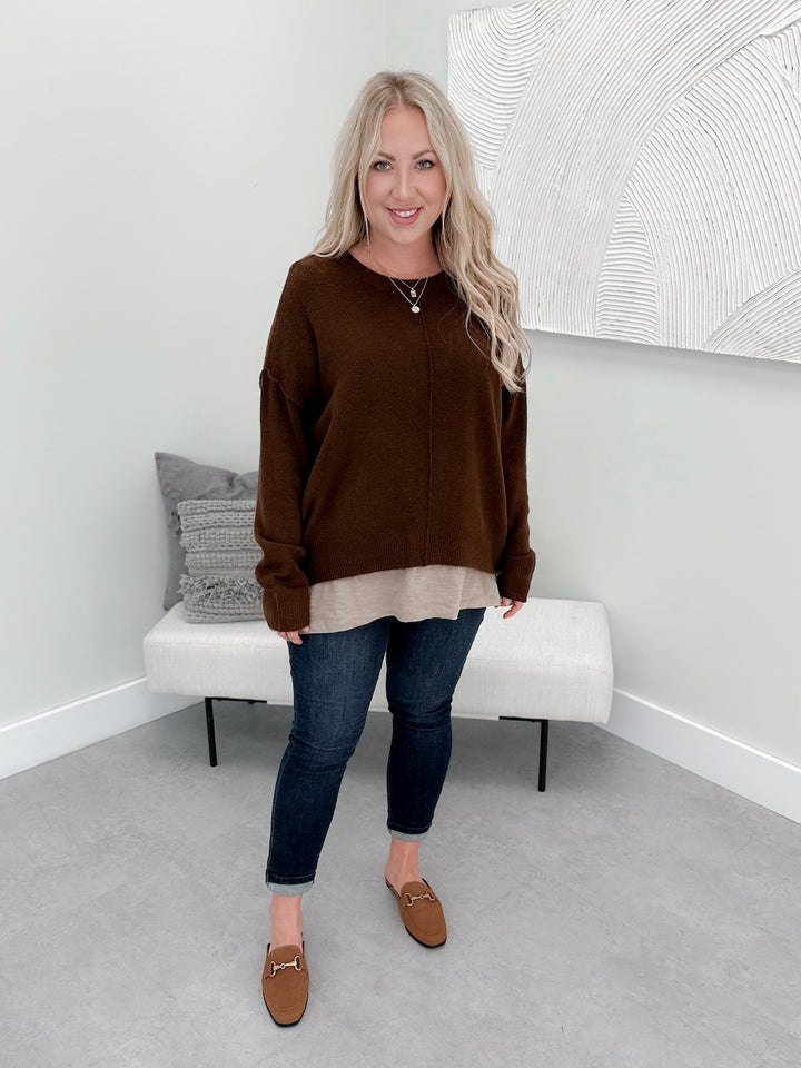 Cricket Sweater in Brown