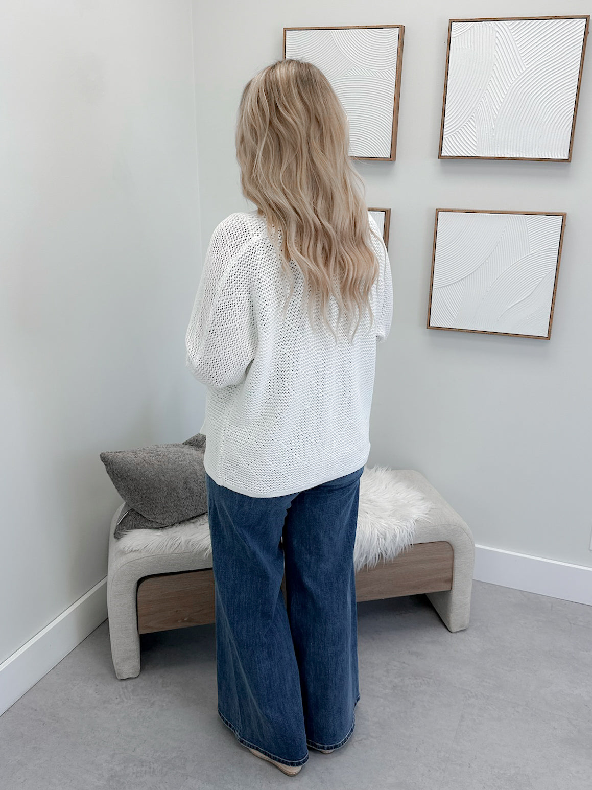 Missel Cardigan in Off White