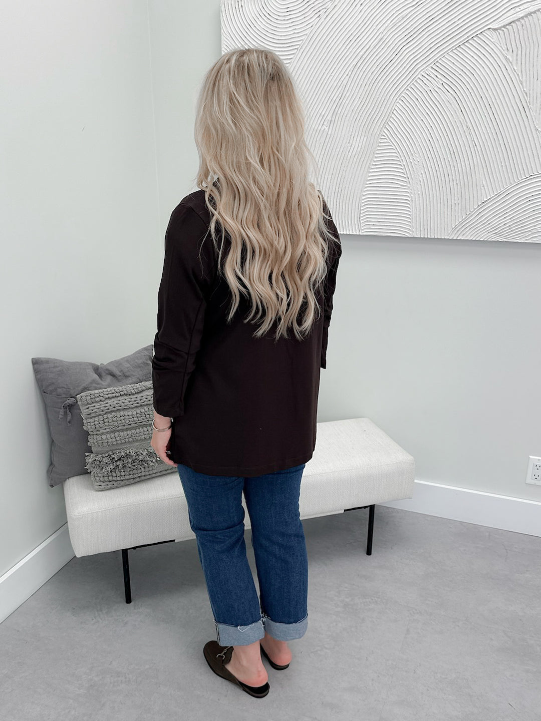 Bronwen Blazer in Chocolate