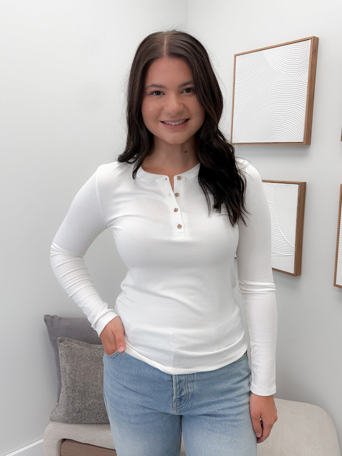 Sailor Long Sleeve in Ivory