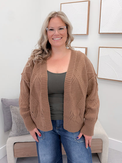 Willow Cardigan in Mocha